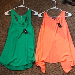 Two brand new express summer tank tops